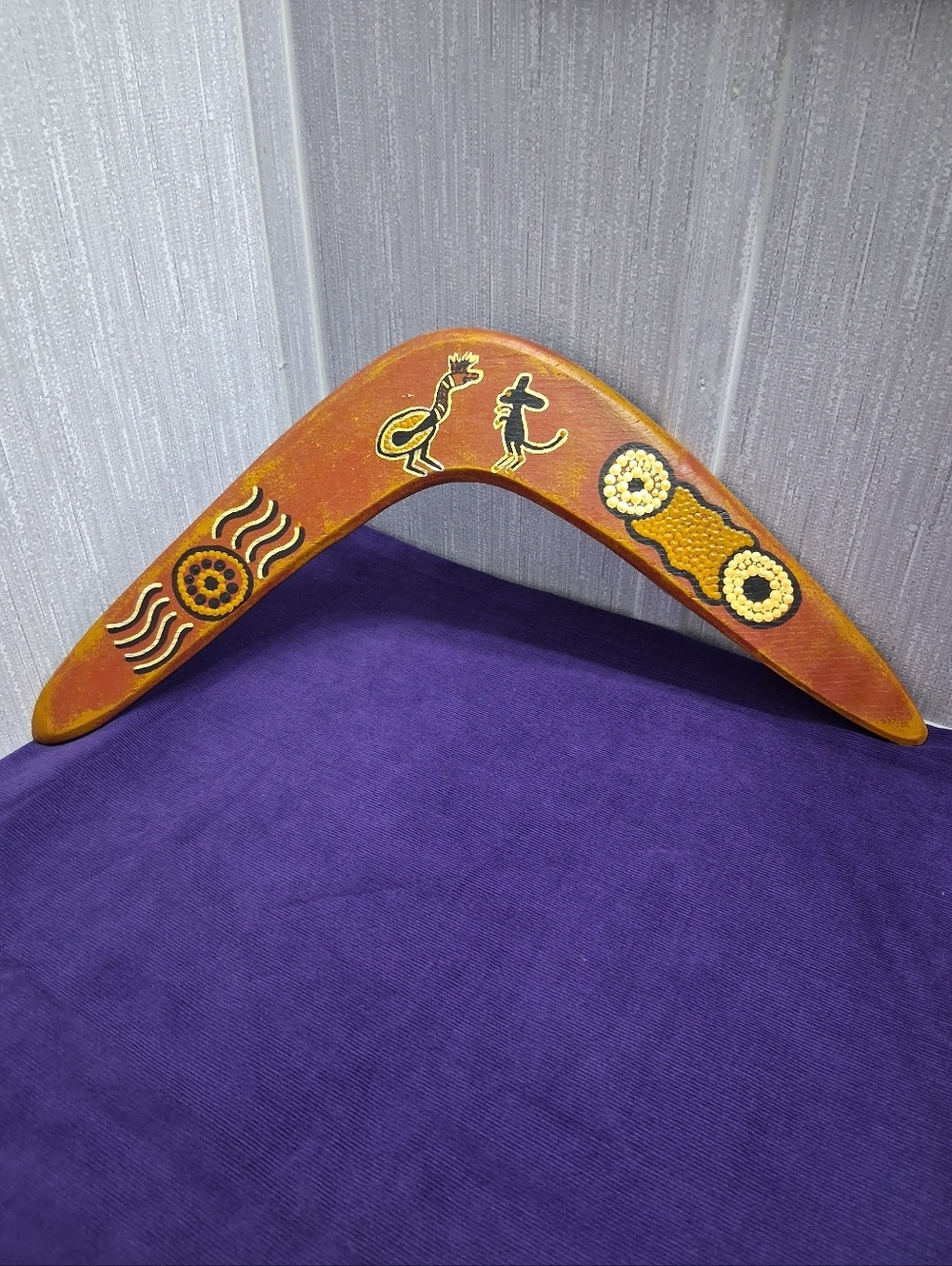 Vintage Left Hander Boomerang Langton Aboriginal 10" Arms Yaegl Bundjalung
